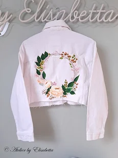 Custom - Ręcznie malowana kurtka - Kurtki damskie - miniaturka - grafika 1