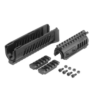 FAB Defense - AK-47 Quad Rail Polymer Handguard - Czarny - C/FAB/AK47 - Osprzęt do wiatrówek - miniaturka - grafika 4
