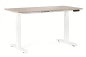 Biurka - Biurko Fighter Single Desk - Stelaż i Blat - 160x70 cm - YZ-14 Beżowy - miniaturka - grafika 1