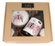 Zestawy kosmetyków damskich - LaQ Zestaw prezentowy dla kobiet Kocica peeling myjący 200ml+żel pod prysznic 500ml) - miniaturka - grafika 1