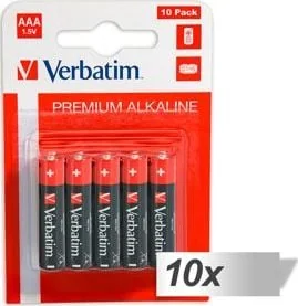 Verbatim Bateria Premium AAA / R03 10 szt. - Baterie i akcesoria - miniaturka - grafika 1