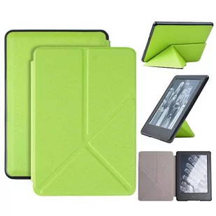 Etui Składane Origami Na Czytnik Kindle 10 6" Zielone - Etui do czytników e-book - miniaturka - grafika 1