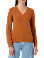 Swetry damskie - United Colors of Benetton Sweter damski, Pomarańczowy 37, XL - miniaturka - grafika 1
