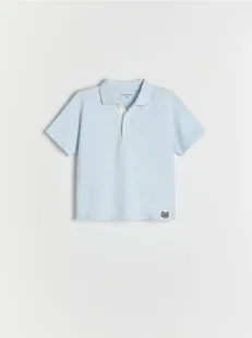 Reserved - Bawełniane polo - jasnoniebieski - Bluzki dla niemowląt - miniaturka - grafika 1