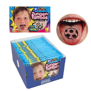 PAPIER JADALNY OPŁATEK Z TATUAŻEM NA JĘZYK 25SZT - Zdrowa żywność - miniaturka - grafika 1