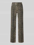 Spodnie damskie - Jeansy z 5 kieszeniami - miniaturka - grafika 1