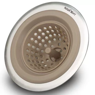 NAVA Sitko silikonowe filtr do zlewu zlewozmywaka misty 12 cm O-10-111-077 + - Sitka - miniaturka - grafika 1