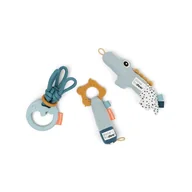 Gryzaki dla dzieci - Done by Deer Done by Deer Zestaw Prezentowy z Grzechotkami Blue blueocean-36088-0 - miniaturka - grafika 1