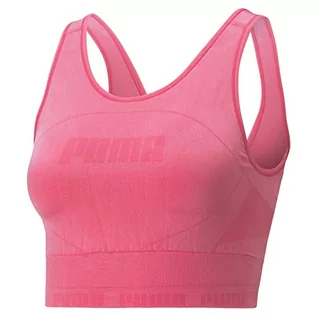 Koszulki i topy damskie - PUMA Evoknit Crop Top Crop Top damski, Sunset Pink, M - grafika 1