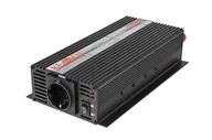Przetwornice samochodowe - Przetwornica Rebel 24V/230V 1000W(gn. typu F:niemieckie) - miniaturka - grafika 1