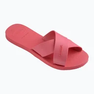Klapki i japonki damskie - Klapki damskie Havaianas Aqua pink porcelain - miniaturka - grafika 1