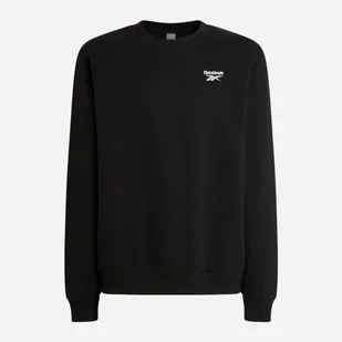 Bluza bez kaptura męska Reebok Kai Small Logo Crewneck Swe 100240743 M Czarna (1200175387633). Bluzy bez kaptura męskie - Bluzy męskie - miniaturka - grafika 1