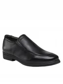 Półbuty damskie - Geox J Federico Męskie Buty Czarne Wsuwane Skórzane 40 Jtc - miniaturka - grafika 1