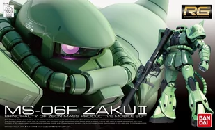 Bandai RG 1/144 MS-06F ZAKU II BL GUN61596 ID [  ] Bandai 61596 - Modele do sklejania - miniaturka - grafika 1