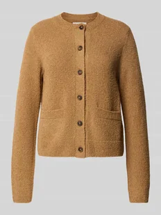 Sweter z dzianiny o kroju regular fit z mieszanki bawełny z dodatkiem wełny - Swetry damskie - miniaturka - grafika 1