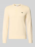 Swetry męskie - Sweter z dzianiny kroju regular fit z mieszanki bawełny - miniaturka - grafika 1