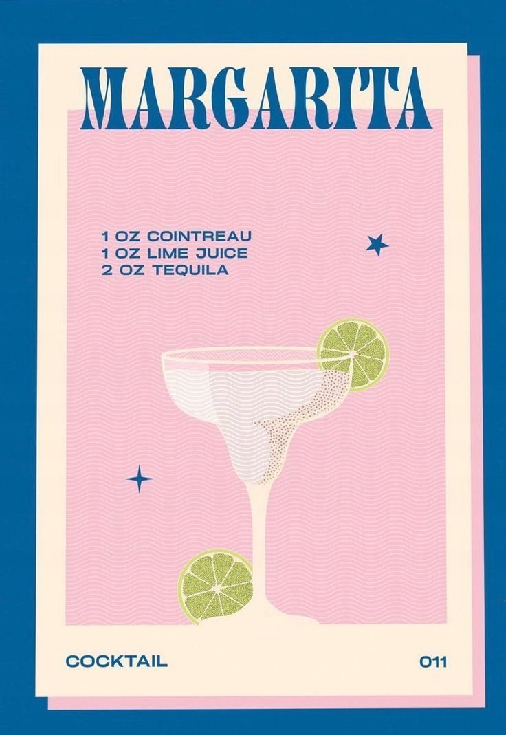 PODKŁADKA POD MYSZ Z Nadrukiem 22x18 cm Margarita Drink Tekst Prezent