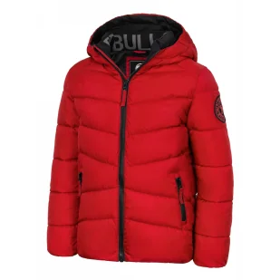 Kurtka zimowa dziecięca Pit Bull Mobley - Czerwona 122 (7 Lat) - Odzież taktyczna i umundurowanie - miniaturka - grafika 1