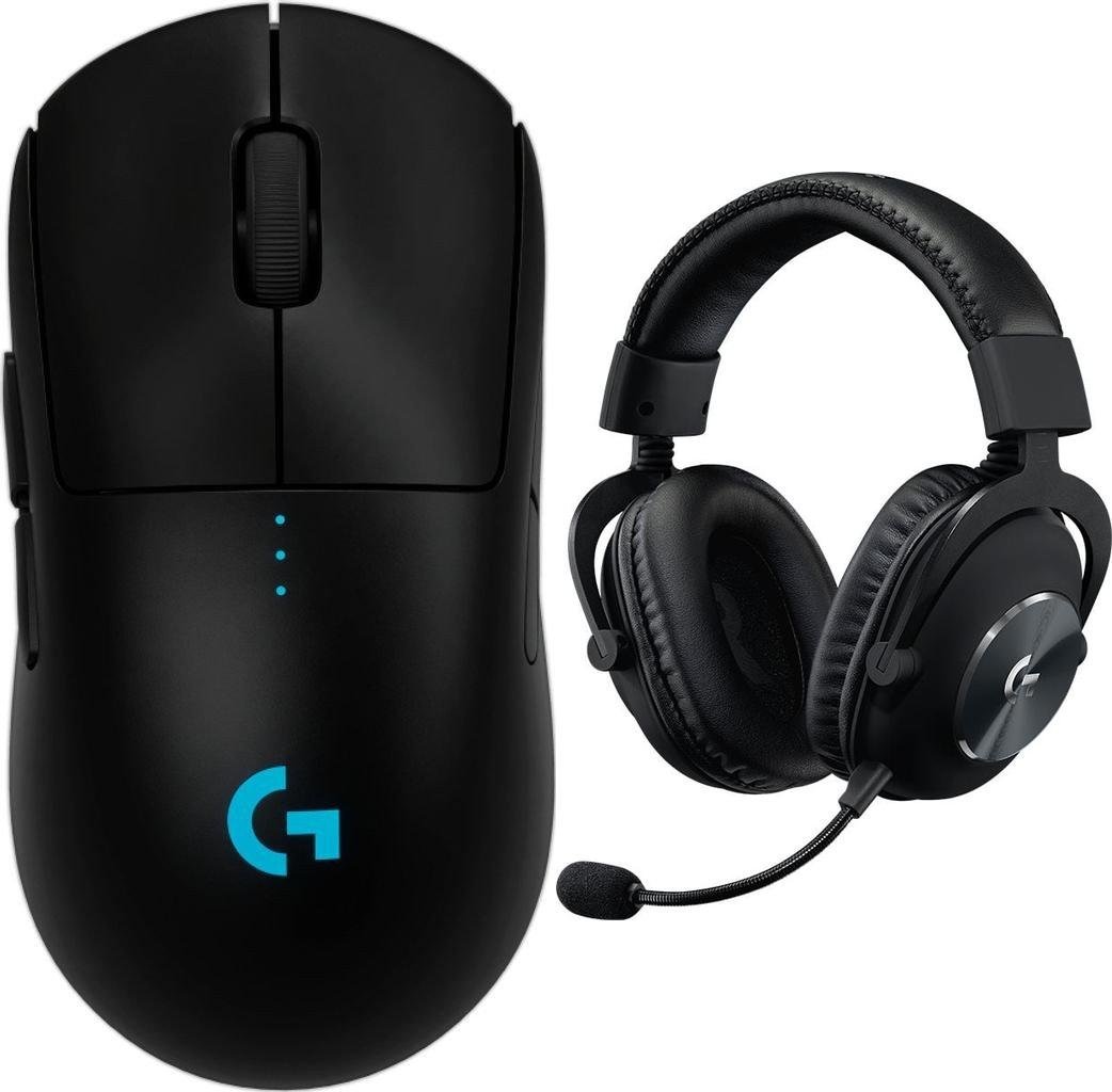 Logitech G PRO 2 LIGHTSPEED BLACK 910-007295 + G Pro X Czarne 981-000818