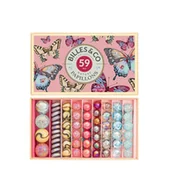 Zabawki interaktywne dla dzieci - Szklane kulki RÓŻOWE MOTYLE BOX-29 - miniaturka - grafika 1