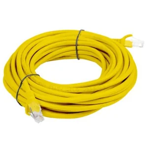 Lanberg Patch cord kat.5E 5M żółty PCU5-10CC-0500-Y - Patchcordy - miniaturka - grafika 1