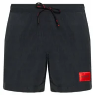 Kąpielówki męskie - kapielowki meskie hugo boss czarne szorty kapielowe na basen kapielowki meskie hugo boss czarne szorty kapielowe na basen r.L - miniaturka - grafika 1