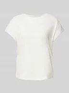 Koszulki i topy damskie - T-shirt o kroju relaxed fit z czystej bawełny model ‘EMMY’ - miniaturka - grafika 1