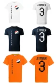 Koszulki sportowe męskie - Koszulka HOLANDIA Jurrien TIMBER 3 - miniaturka - grafika 1