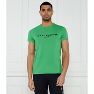 Koszulki męskie - Tommy Hilfiger T-shirt Slim Fit - miniaturka - grafika 1