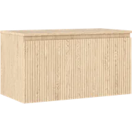 Szafki łazienkowe - Mexen Rivel szafka łazienkowa podumywalkowa 90 cm z blatem, 1 szuflada, ryflowana , dąb - 91A20-09047-1-BFC81 - miniaturka - grafika 1