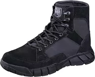 Botki damskie - FREE SOLDIER Męskie botki ultralekkie wojskowe taktyczne buty robocze do kostek do kostek 15 cm koronki do oddychających butów Desert Boots, 41_EU, czarne (cienki krój) - miniaturka - grafika 1