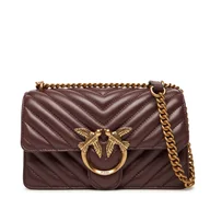 Torebki damskie - Torebka PINKO Love One Mini Dc AI 25-26 PLTT 100074 A0GK Bordowy - miniaturka - grafika 1