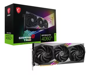 MSI GeForce RTX 4060 Ti Gaming X Trio 8G GDDR6 - Karty graficzne - miniaturka - grafika 1