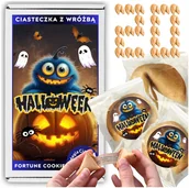 Pieczywo chrupkie - CIASTECZKA Z WRÓŻBĄ Halloween Magia Podziękowania dla Gości 20 sztuk - miniaturka - grafika 1