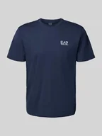 Koszulki męskie - T-shirt z nadrukiem z logo - miniaturka - grafika 1