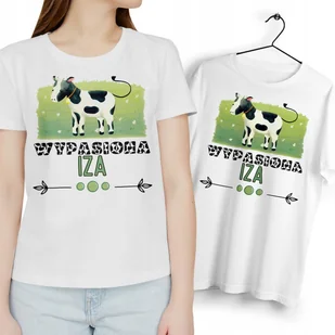 Dla Izy Iza T-Shirt Koszulka biała Na Prezent z Dowolnym Nadrukiem Zdjęcie - Koszulki i topy damskie - miniaturka - grafika 1