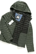 Kurtki damskie - Wrangler, Kurtka damska, Puffer Jacket Vetiver Green W4112Y4T7, rozmiar XS - miniaturka - grafika 1
