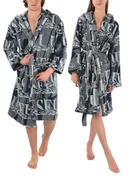 Piżamy damskie - Szlafrok unisex Diesel Home New Liquid Logo Cap-L/XL - miniaturka - grafika 1