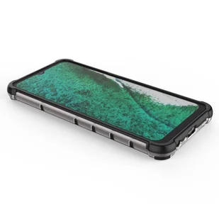 Honeycomb etui pancerny pokrowiec z żelową ramką Samsung Galaxy A32 5G zielony - Etui i futerały do telefonów - miniaturka - grafika 14
