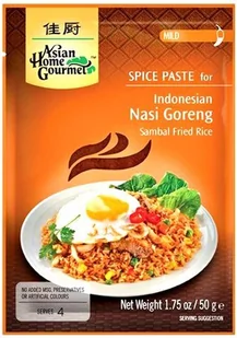 Asian Home Gourmet Pasta do indonezyjskiego smażonego ryżu Nasi Goreng 50g - Asian Home Gourmet 1128-uniw - Kuchnie świata - miniaturka - grafika 1