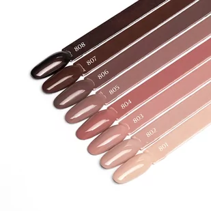 OCHO NAILS Lakier hybrydowy brown 801 -5 g - Lakiery hybrydowe - miniaturka - grafika 3