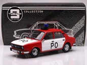 Samochody i pojazdy dla dzieci - Skoda 105l Fire Brigade - 1976, red/white Triple9 1:18 - miniaturka - grafika 1