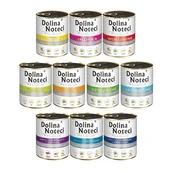 Mokra karma dla psów - Dolina Noteci PREMIUM MIX Smaków 10 x 400g - miniaturka - grafika 1