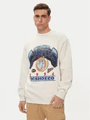 Bluzy męskie - DC Bluza Mvp Crew ADYSF03121 Écru Relaxed Fit - miniaturka - grafika 1