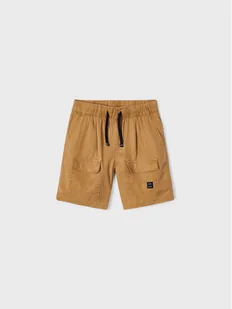 Mayoral Szorty materiałowe 3237 Beżowy Regular Fit - Spodenki damskie - miniaturka - grafika 1