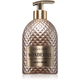 Vivian Gray Wonderful Golden Orchid luksusowe mydło w płynie do rąk 500 ml - Mydła - miniaturka - grafika 1