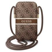 Etui i futerały do telefonów - Guess Torebka GUPHM4GDBR 6,1" brązowy/brown hardcase 4G Stripe GUE001538 - miniaturka - grafika 1