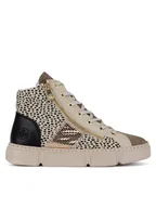 Botki damskie - Rieker Botki N5931-62 Beżowy - miniaturka - grafika 1