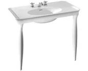 Umywalki - Hatria Dolcevita Umywalka wisząca 100x55x23 cm, biała Y0F001 - miniaturka - grafika 1