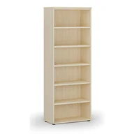 Regały biurowe - Regał biurowy PRIMO WOOD, 2128 x 800 x 420 mm, brzoza - miniaturka - grafika 1